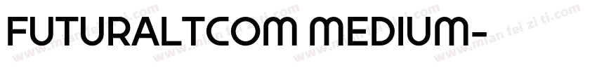 FUTURALTCOM MEDIUM字体转换